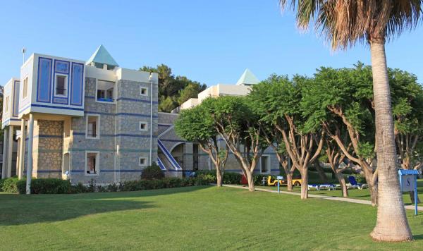 Viel Grün in der Anlage