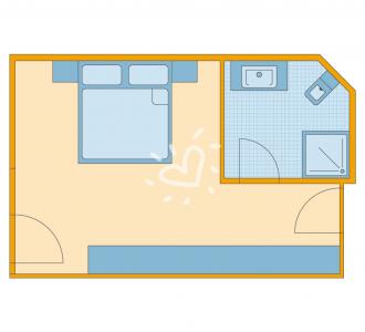 Zimmerskizze Hochkönig Bestpreis-Zimmer