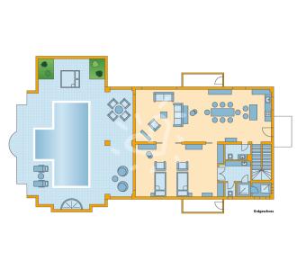 Zimmerskizze Khao Lak Three Bedroom Pool Villa Deluxe EG