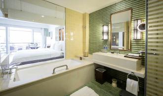 Khao Lak Double Room Economy Badezimmer