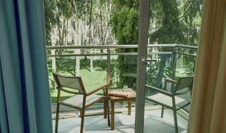 Masmavi Single with Child Double Room Main Building Balkon