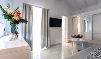 Fuerteventura Juniorsuite im Bungalow mit Meerblick Wohnbereich