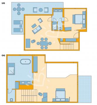 Zimmerskizze Skysuite