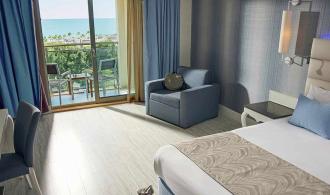 Masmavi Double Room Main Building Seaview Schlafzimmer