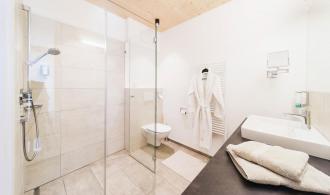 Hochkönig Doppelzimmer im Neubau Badezimmer