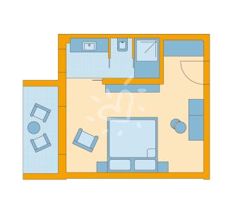 Zimmerskizze Cabo Verde Double Room Classic V2