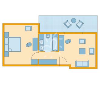 Zimmerskizze Marmari Palace Family Suite