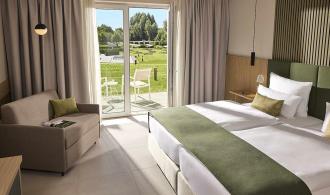 Fleesensee Double Room Deluxe Schlafzimmer