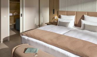 Fleesensee Junior Suite Deluxe Schlafzimmer