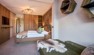 Familienzimmer Superior Schlanitzen Alm Schlafen