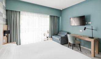 Rocca Nettuno Doppelzimmer Superior Gartenblick Schlafen