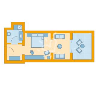 Zimmerskizze TML Redsina Sharm el Sheikh Family Room Pool View