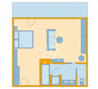Zimmerskizze Salzkammergut Suite mit Grimmingblick