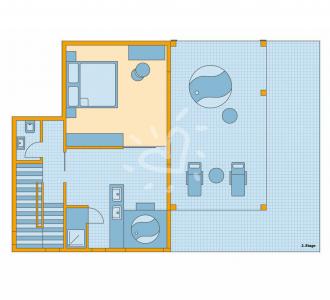 Zimmerskizze Suite Deluxe Sea View 2. Etage