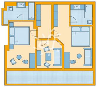 Familien-/Doppelzimmer