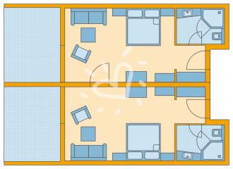 Familien-/Doppelzimmer